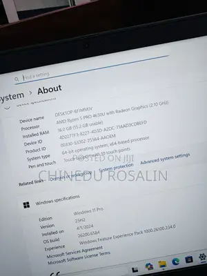 Laptop Lenovo ThinkPad T14s Gen 1 16GB AMD Ryzen 5 SSD 256GB