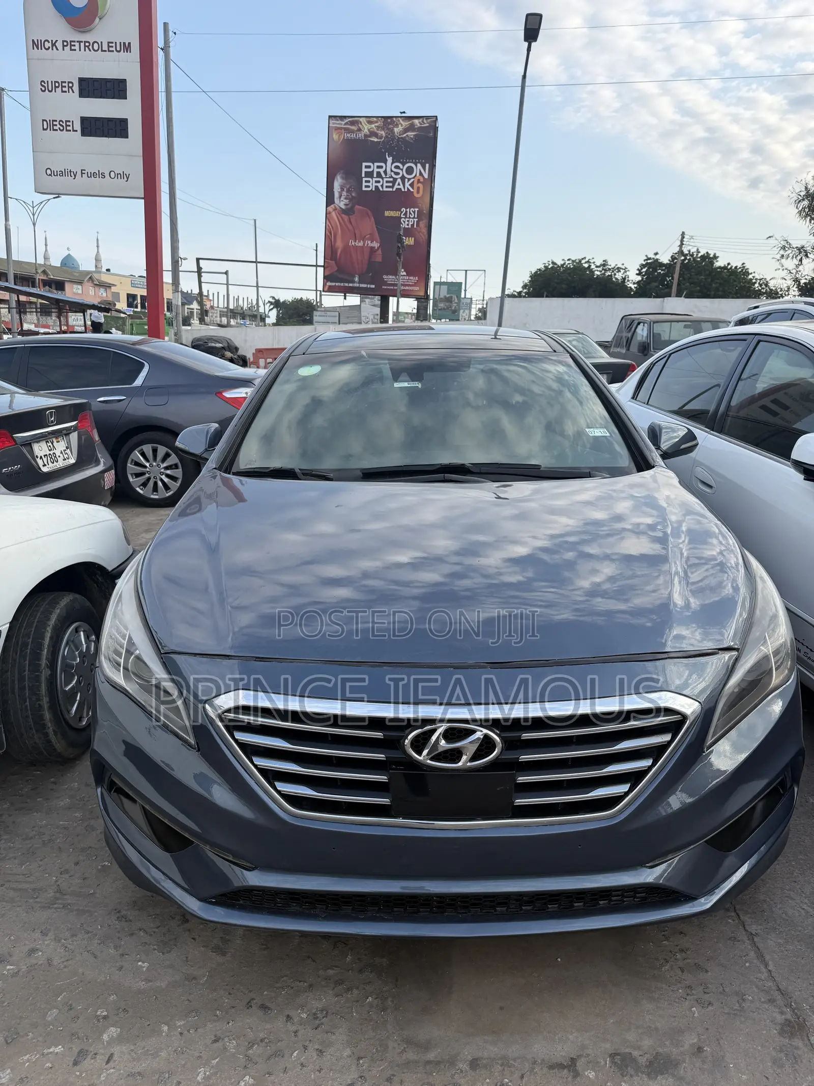 Hyundai Sonata Limited 2.0T Seban (2.0L 4cyl 6A) 2017 Blue