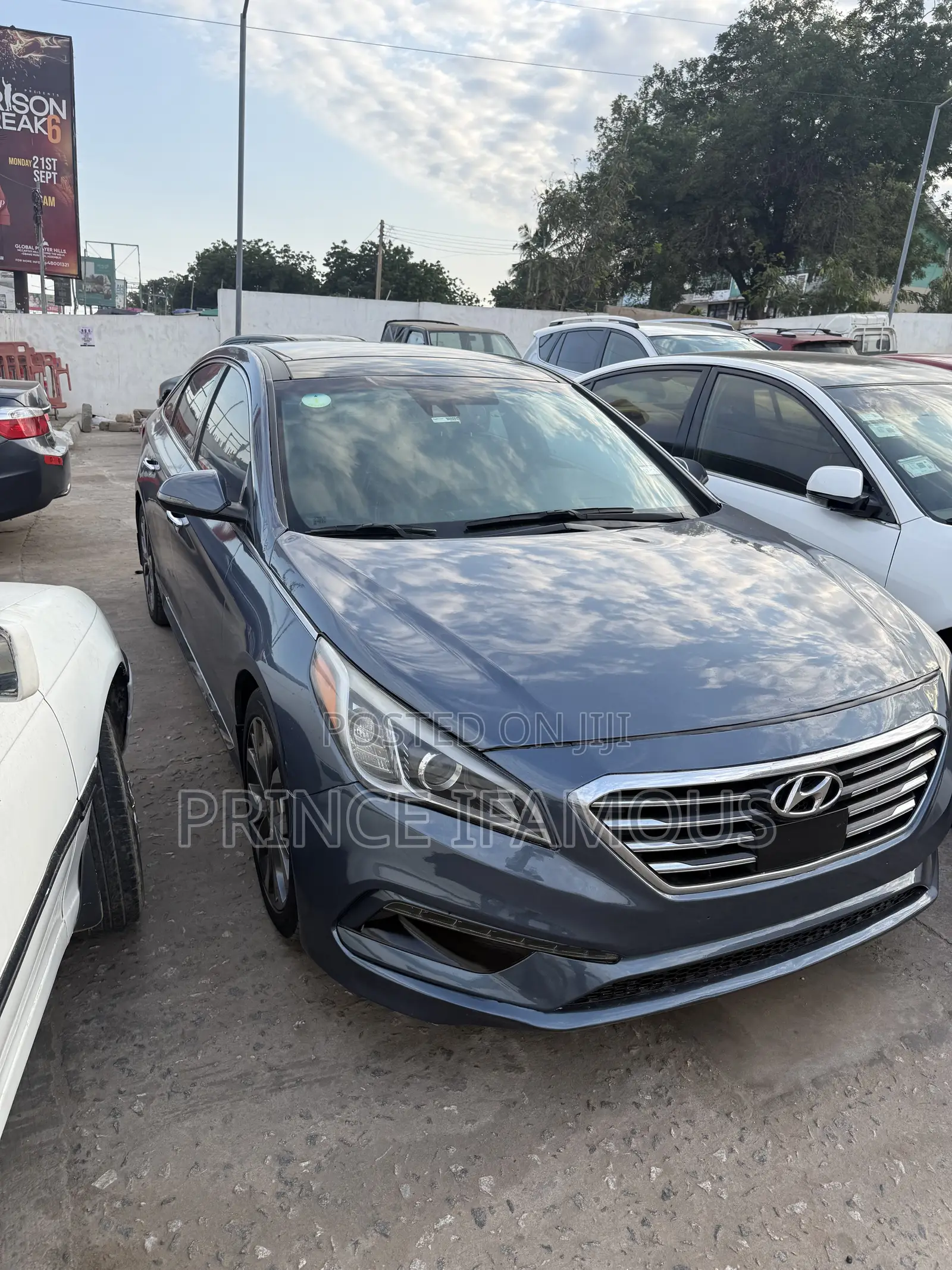 Hyundai Sonata Limited 2.0T Seban (2.0L 4cyl 6A) 2017 Blue