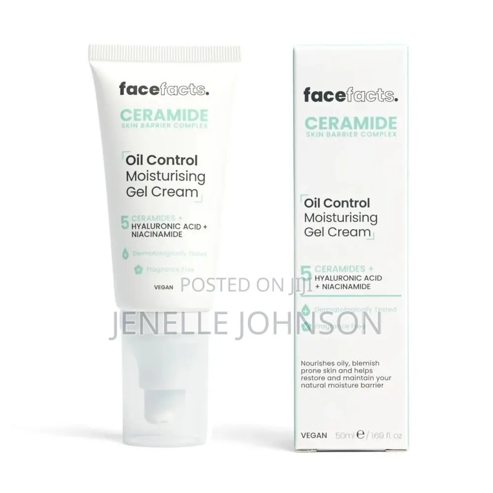 Face Facts Ceramide Oil Control Moisturising Gel Cream - 50ml
