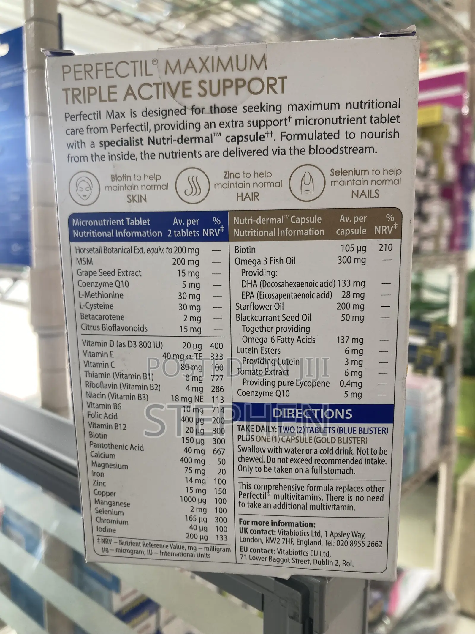 Perfectil Max for Maximum Support Skin, Hair and Nails