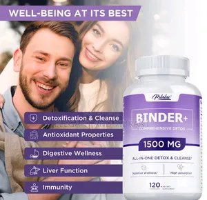 Binder Detox - Activated Carbon, Zeolite-Detox Support,Natural Cleanse