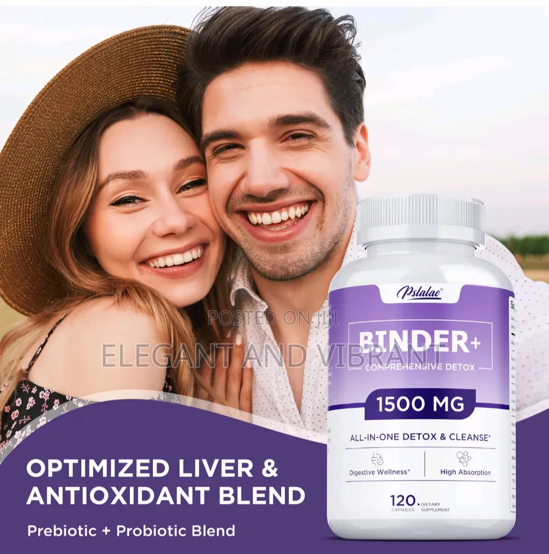 Binder Detox - Activated Carbon, Zeolite-Detox Support,Natural Cleanse
