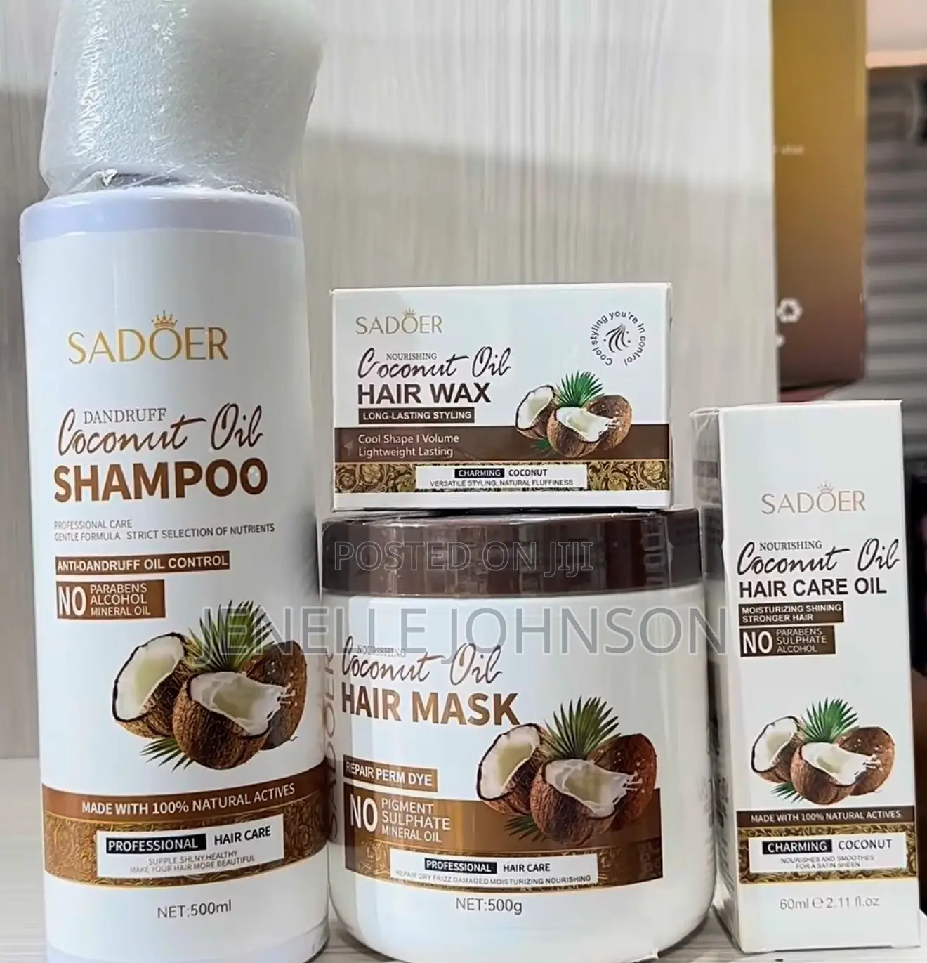 Sadoer Coconut Oil Hair Treatment Set - Complete Nourishment