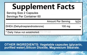 DHEA Supplement - 100 MCG Per Serving - Premium Formula for Men Women