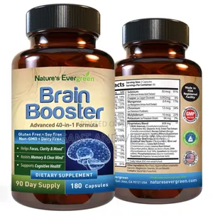 Brain Health Memory Booster, Focus Function Clarity Nootropic Supp