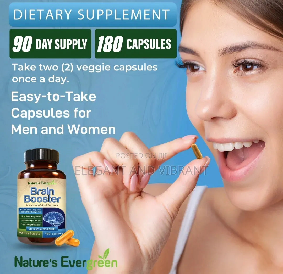 Brain Health Memory Booster, Focus Function Clarity Nootropic Supp