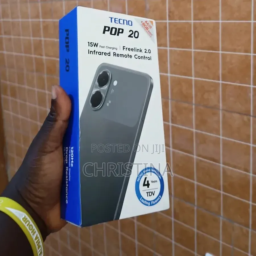 New Tecno Pop 20 64 GB Silver