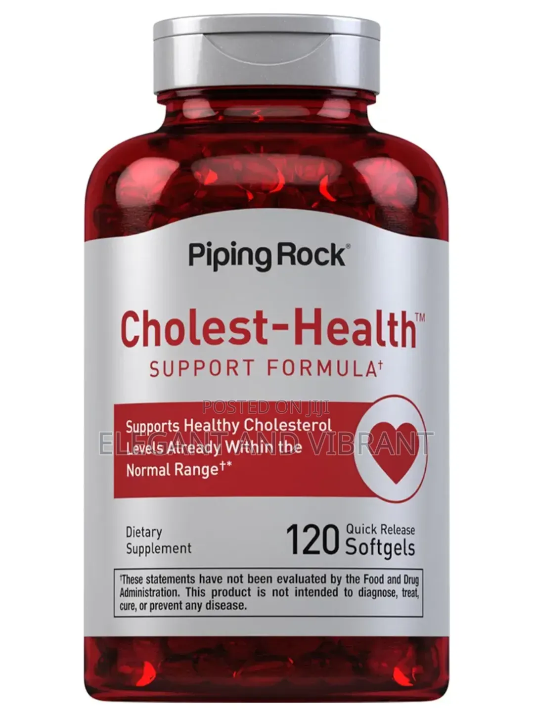 Cholesterol Health Supplement | 120 Softgels