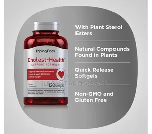 Cholesterol Health Supplement | 120 Softgels