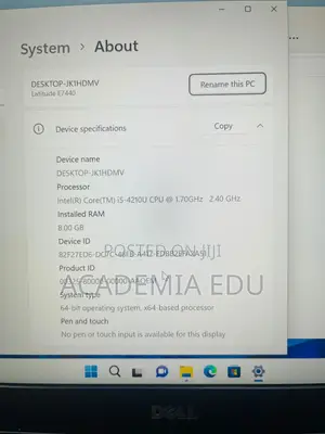 Laptop Dell Latitude 7440 8GB Intel Core i5 SSD 128GB