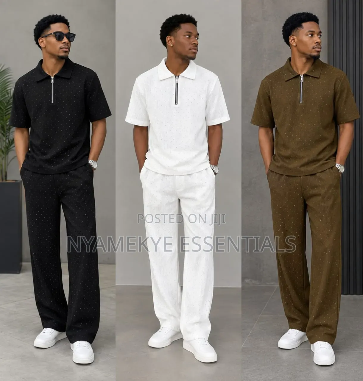Men's Vintage 2-Piece Set Shirt+pant At