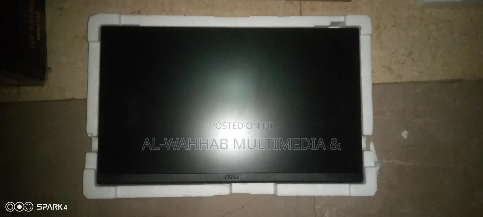 MSI 27 Inches Gaming Monitor With Broken Screen (Read Description)