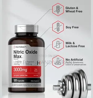 Nitric Oxide Supplement, 3000mg 120 Capsules