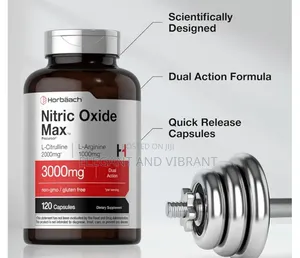 Nitric Oxide Supplement, 3000mg 120 Capsules