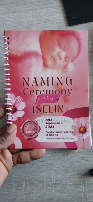 Notepad for Naming Ceremony