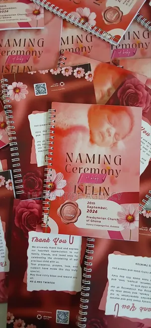 Notepad for Naming Ceremony