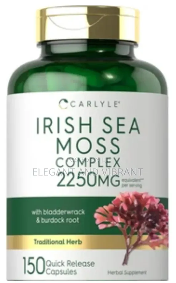 Irish Sea Moss 150 Capsules ,2250mg