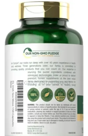 Irish Sea Moss 150 Capsules ,2250mg