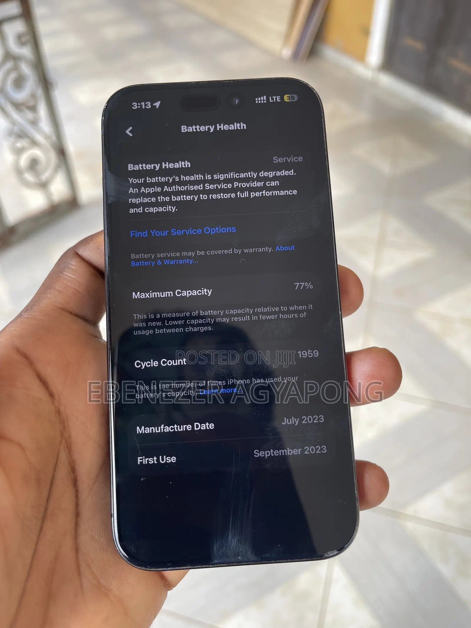 Apple iPhone 15 Pro 1 TB Blue
