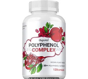 Polyphenol Complex Caps - With Trans Resveratrol,Grape Seed,Turmeric