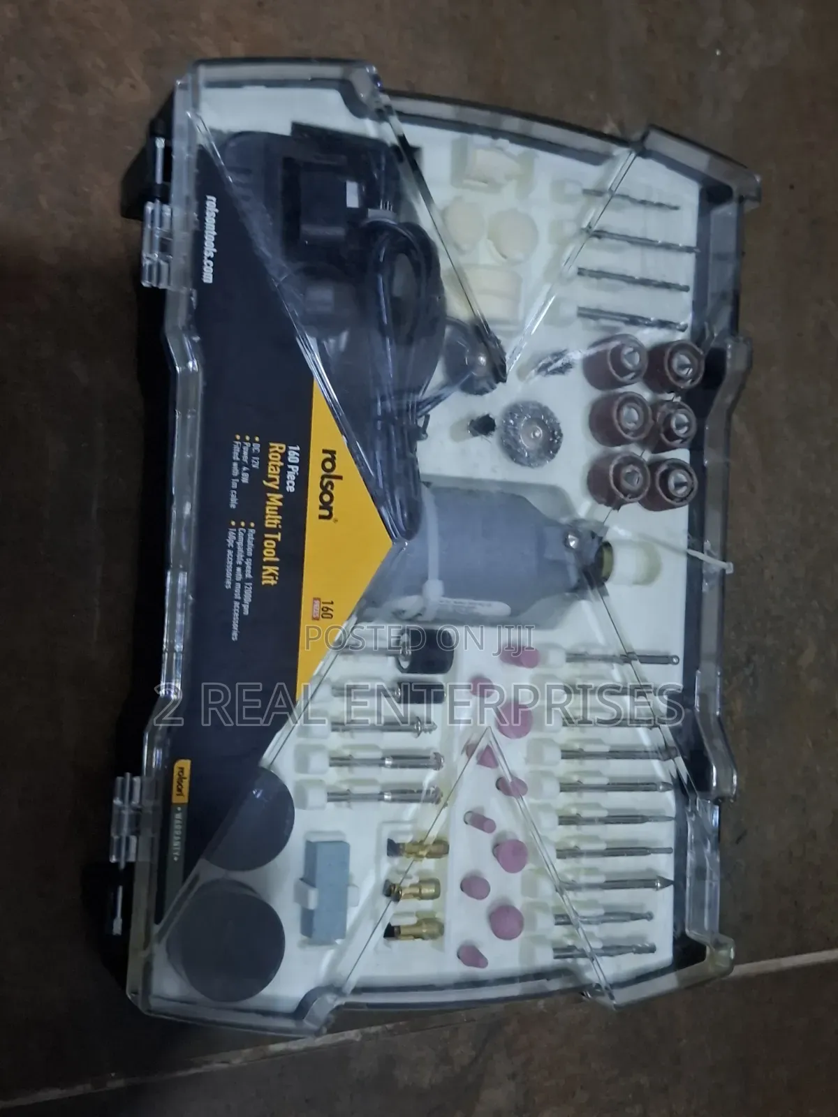 Rolson 160-Piece Rotary Multi Tool Accessory Kit 12V