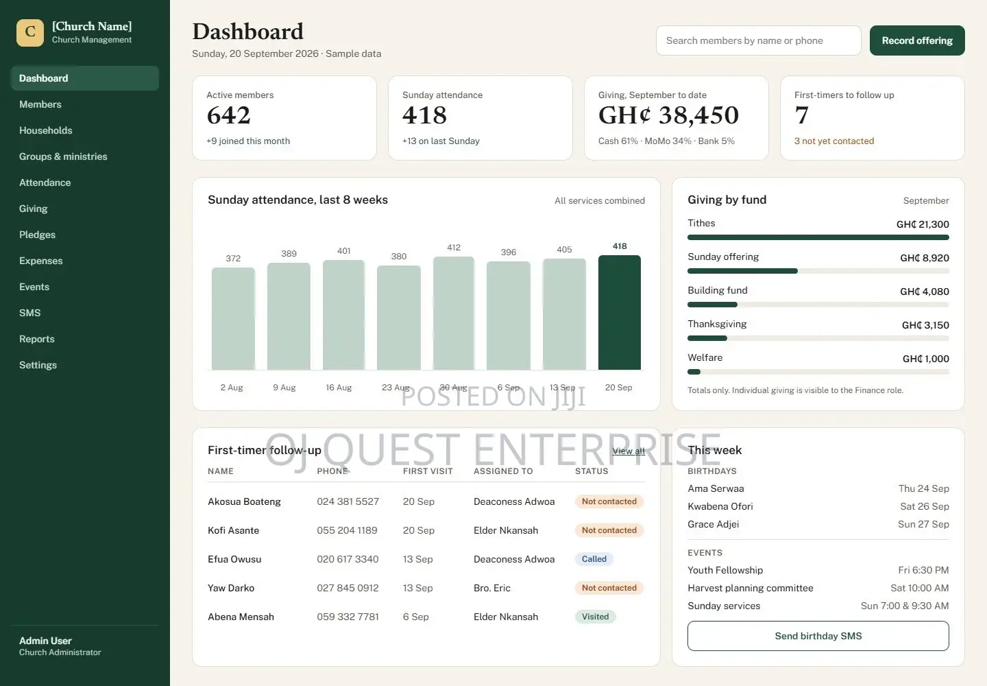 Custom Software for Schools, Shops, Churches Companies