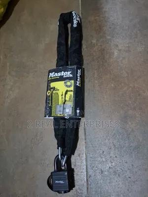 Master Lock 8390EURDPRO Heavy Duty Bike Security Chain and Padlock Set