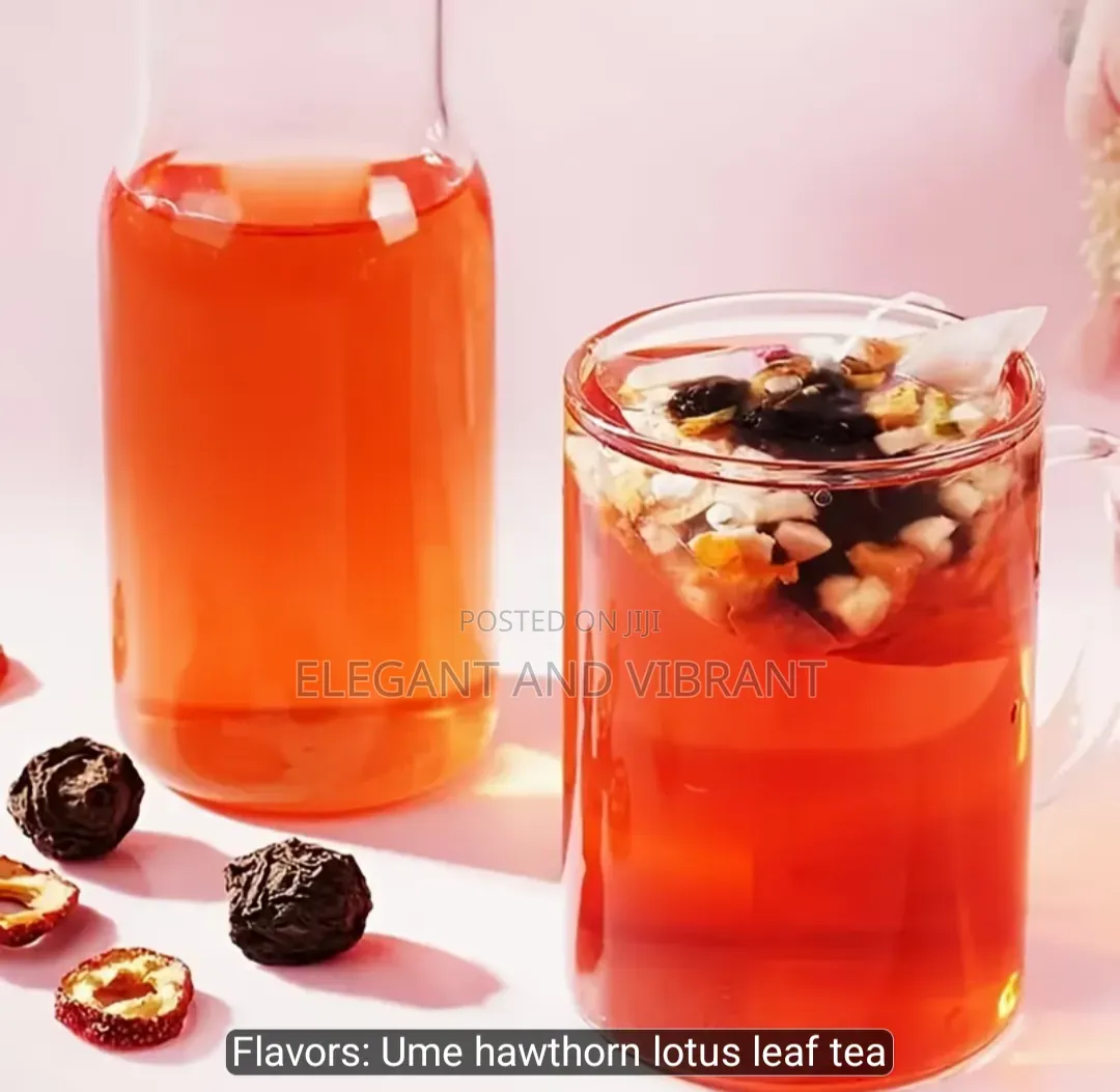 Hawthorn Lotus Leaf Tea, 30 Bags/300g, No Additives,