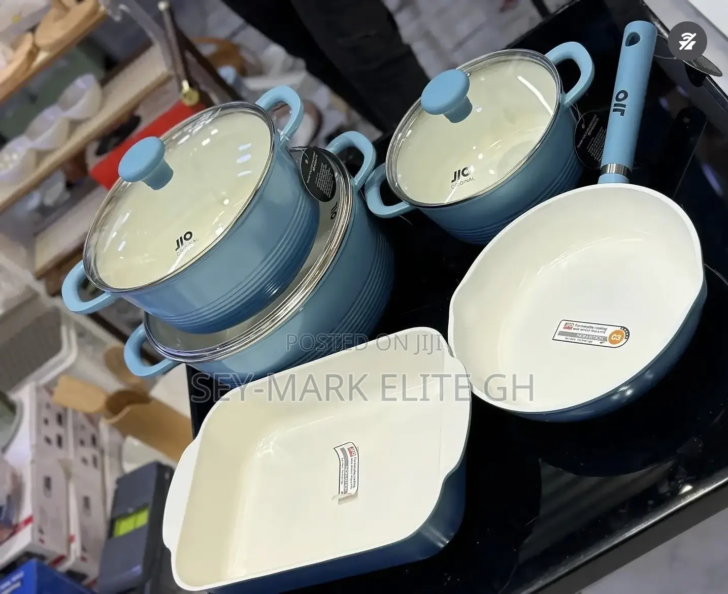 5 Set JLO Cereamic Nonstick Cookware