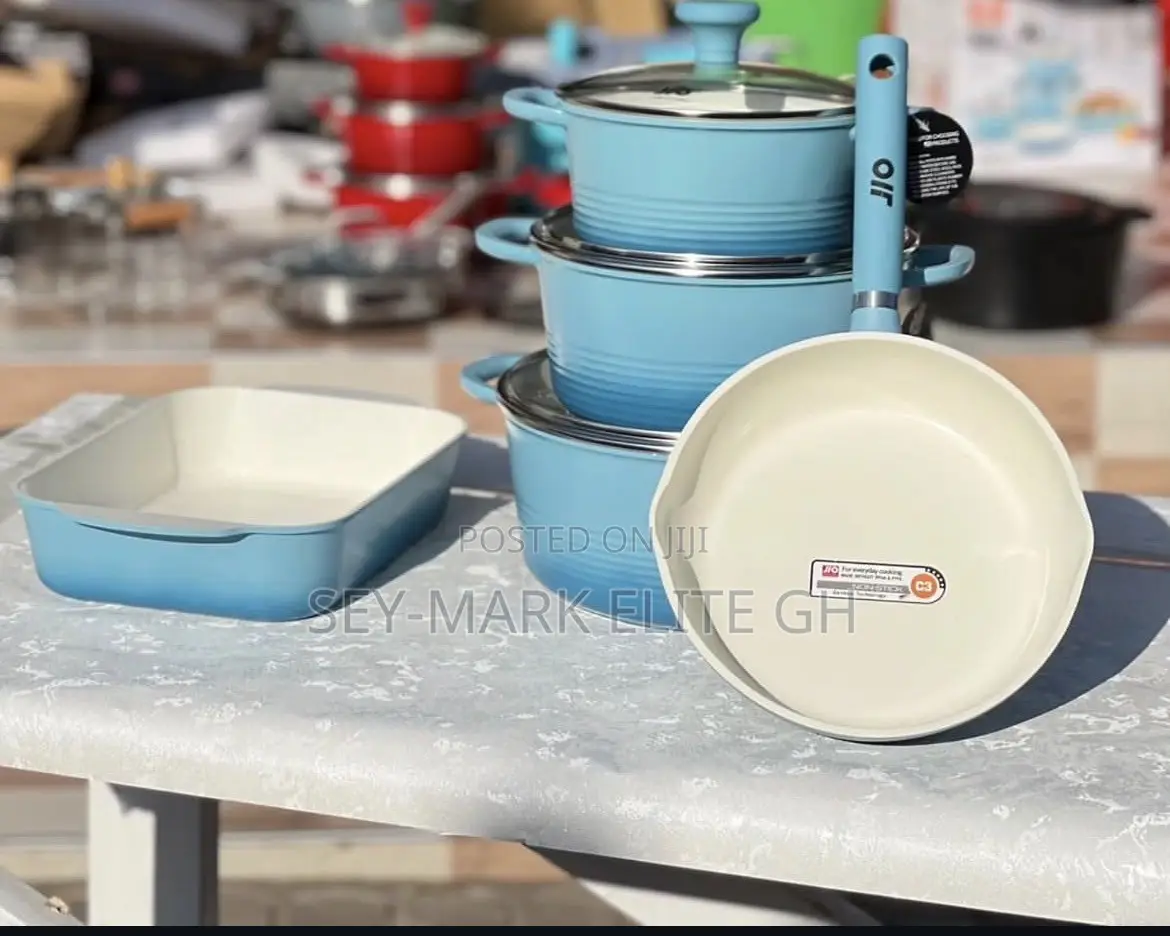 5 Set JLO Cereamic Nonstick Cookware