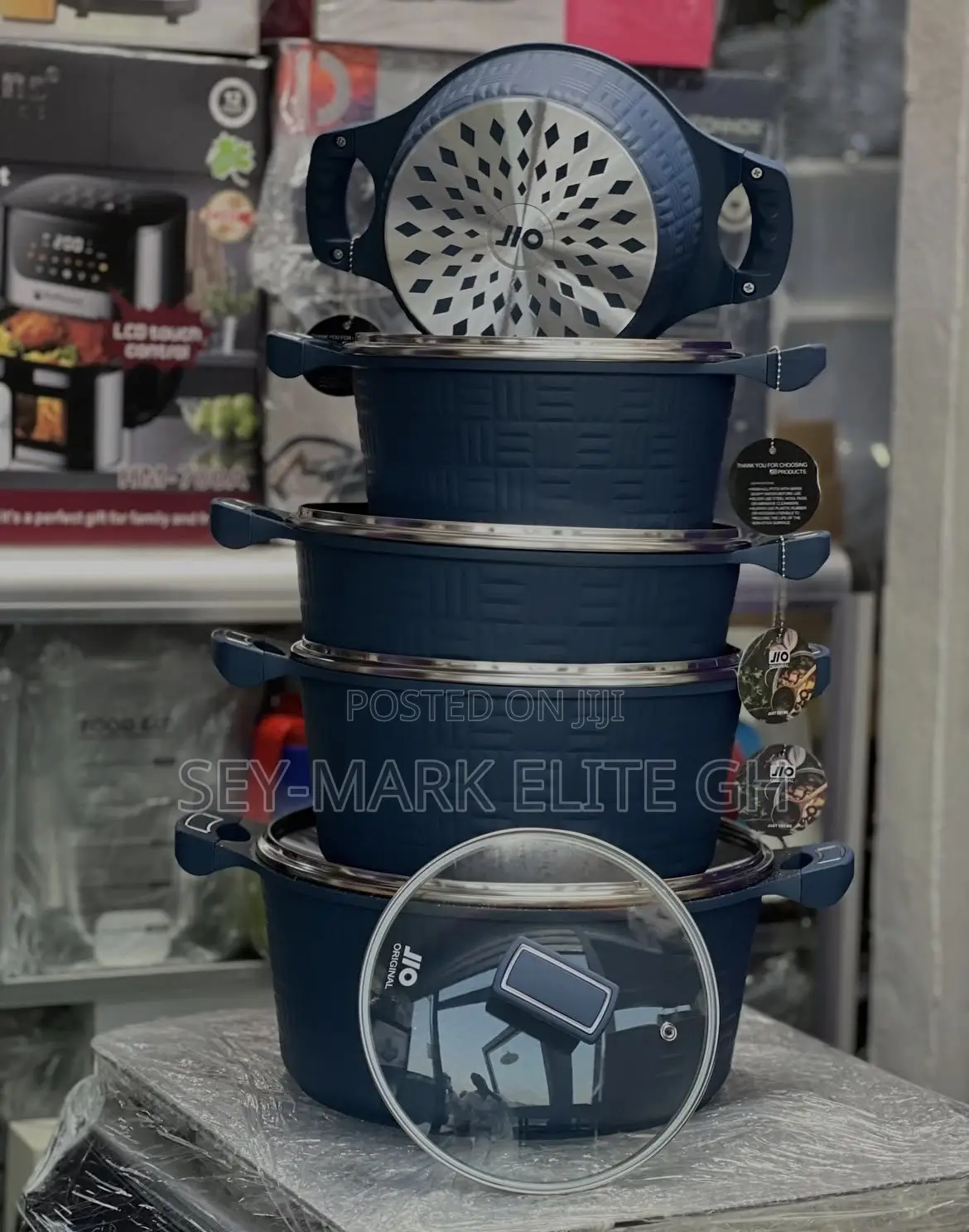 5 Set JLO Quality Nonstick Cookware