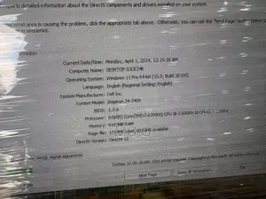 Desktop Computer Dell Inspiron 24 5000 8GB Intel Core i7 SSD 256GB