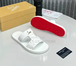 Christian Louboutin Men’s Pam Slide Sandals