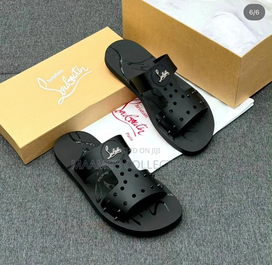 Christian Louboutin Men’s Pam Slide Sandals