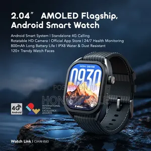 Oraimo Watch Link 2.04" 4G Android Smart Watch – Calling Camera