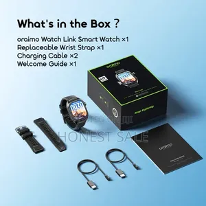 Oraimo Watch Link 2.04" 4G Android Smart Watch – Calling Camera