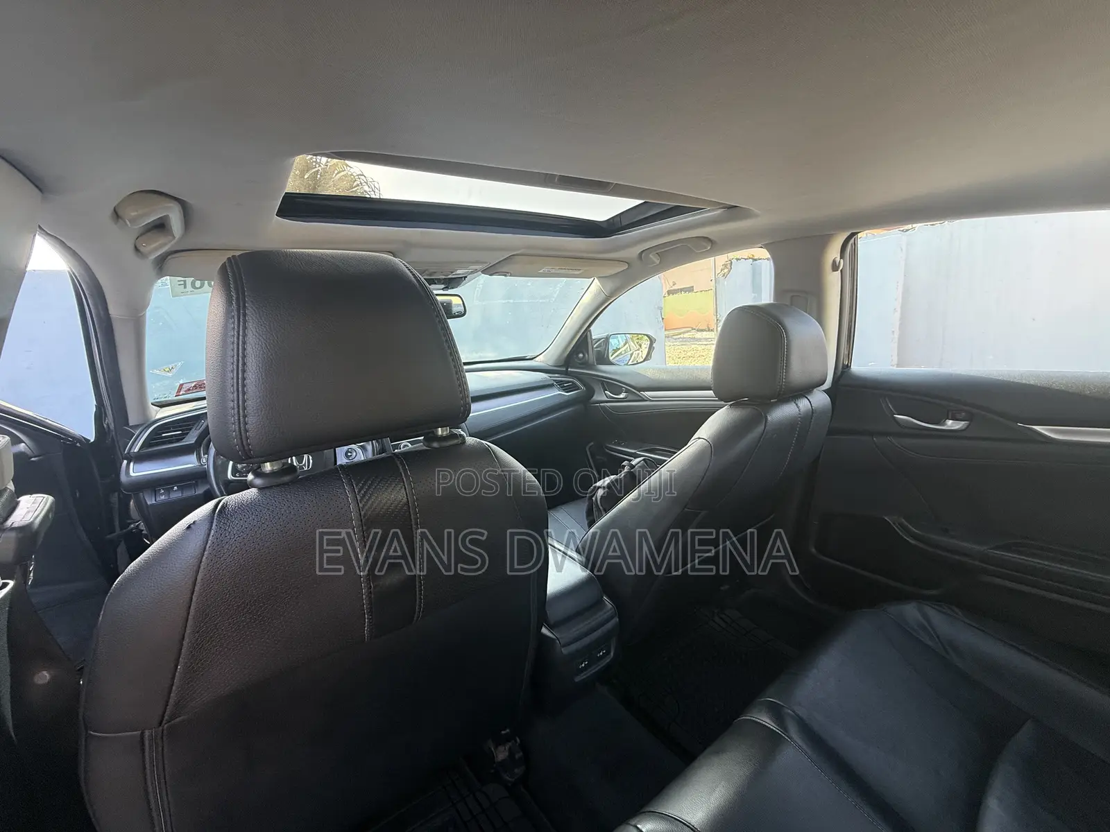 Honda Civic Touring 4dr Sedan (1.5L 4cyl) 2017 Black