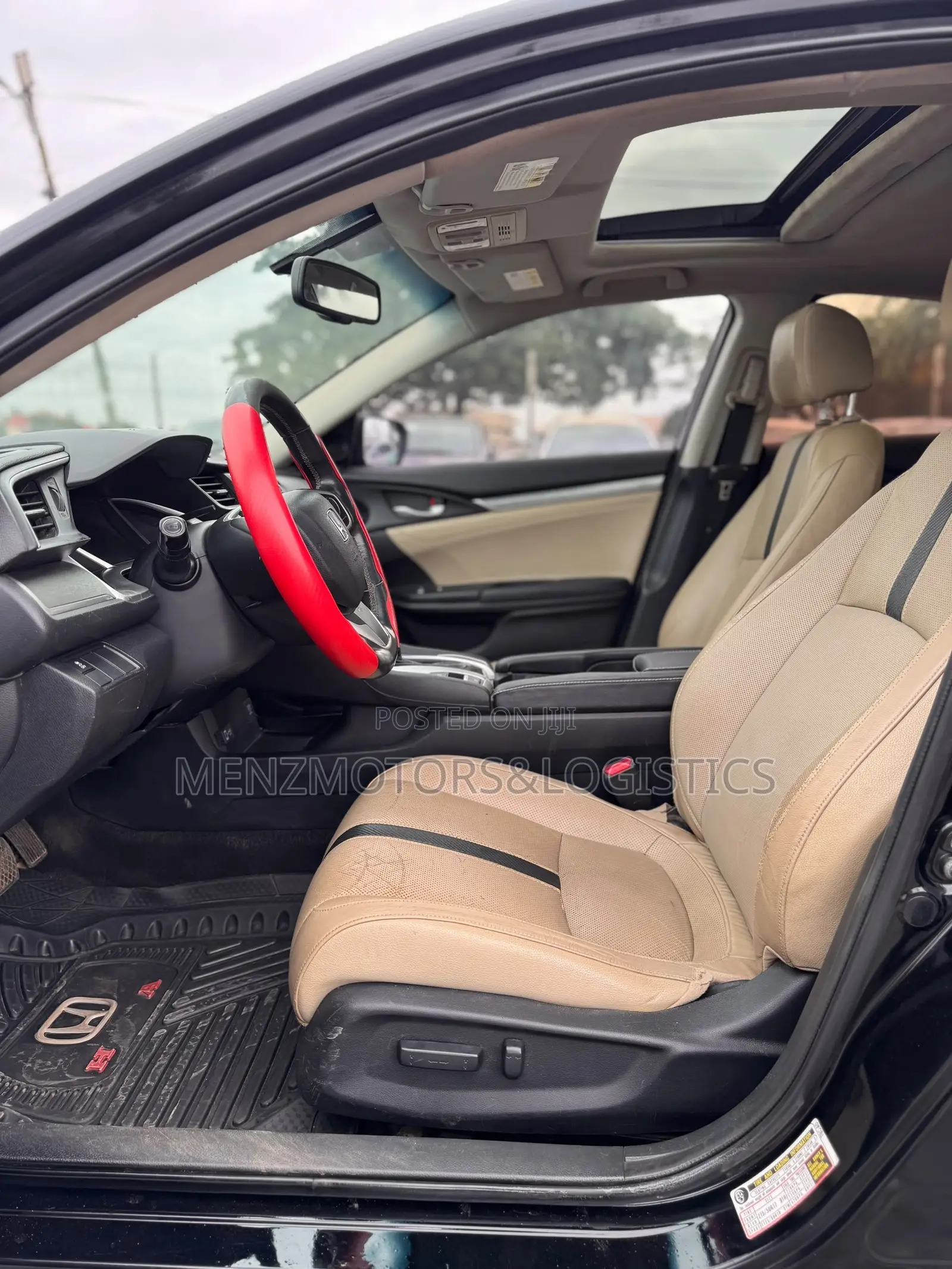 Honda Civic EX-L Sedan 2018 Black