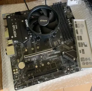 MSI Mortar Max Type C Motherboard With Ryzen 3600 and AMD Cooler
