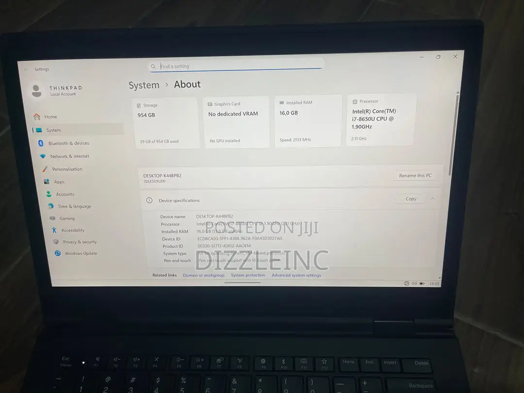 Laptop Lenovo ThinkPad X1 Yoga 16GB Intel Core i7 SSD 1T