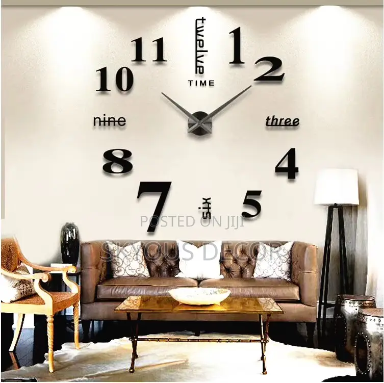 Spell and Numb 3d Wall Clock