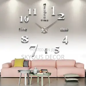 Spell and Numb 3d Wall Clock