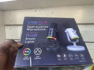 USB/XLR Dual-Purpose Microphone — RGB Breath Lights