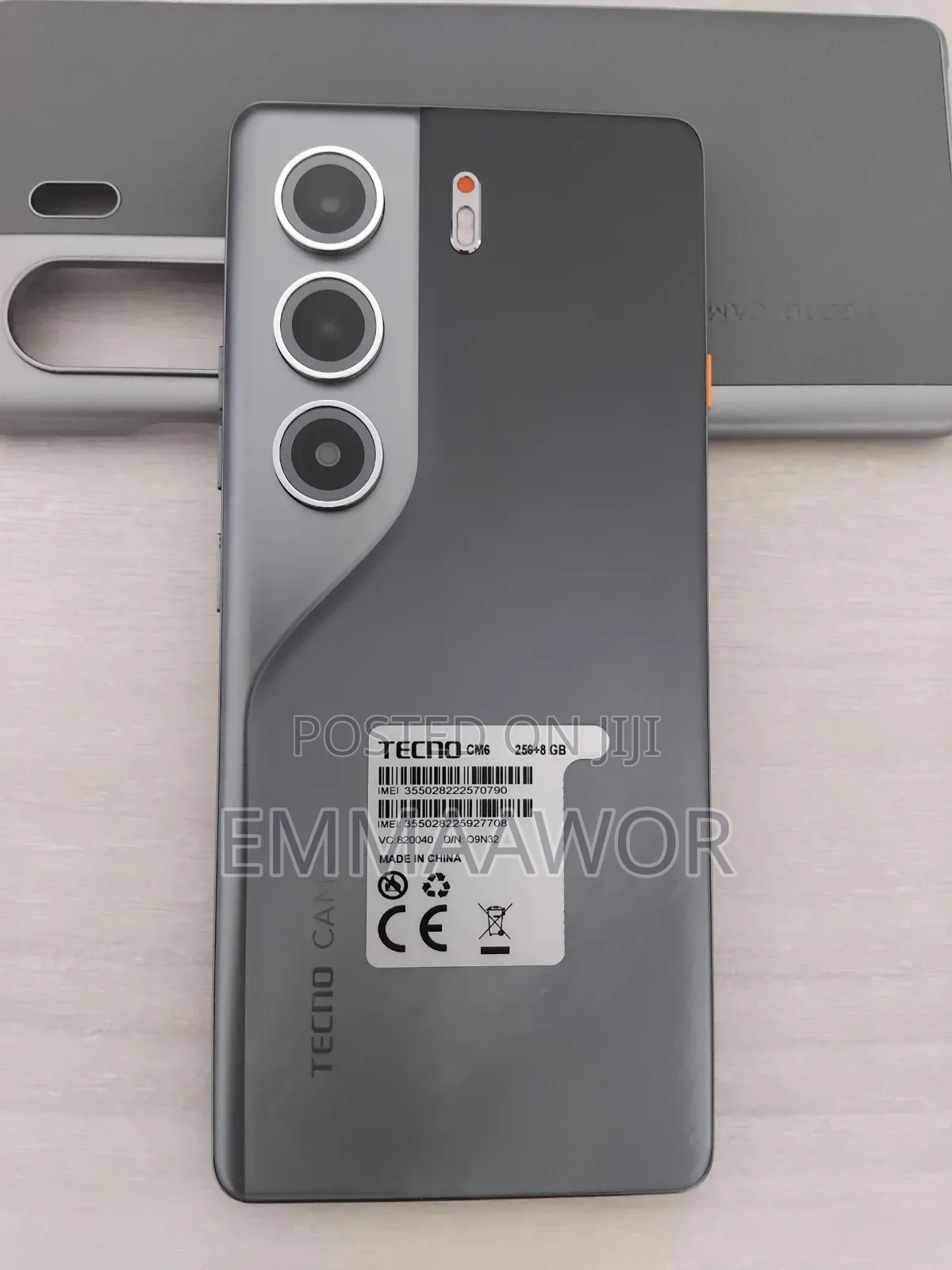 New Tecno Camon 40 Pro 4G 256 GB Graphite