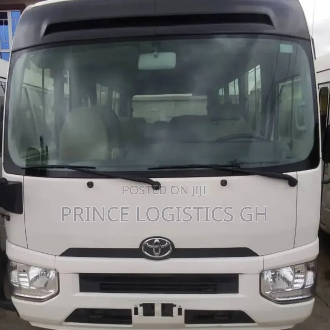 New Toyota Coaster 2025 White