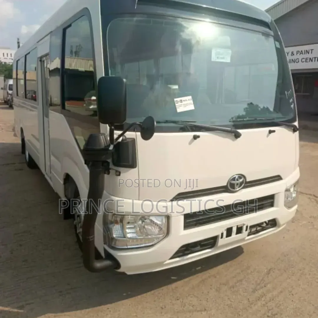 New Toyota Coaster 2025 White