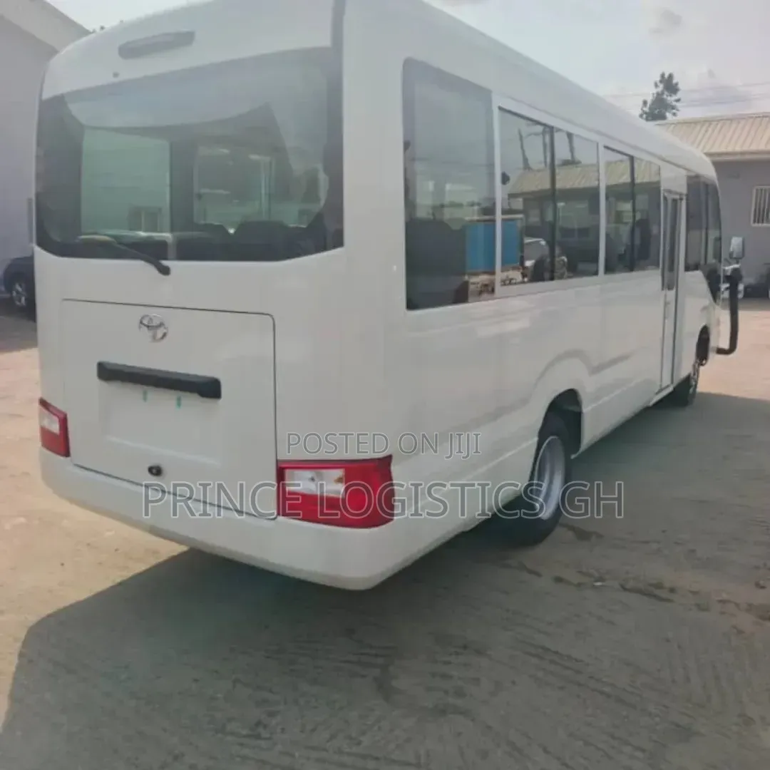 New Toyota Coaster 2025 White