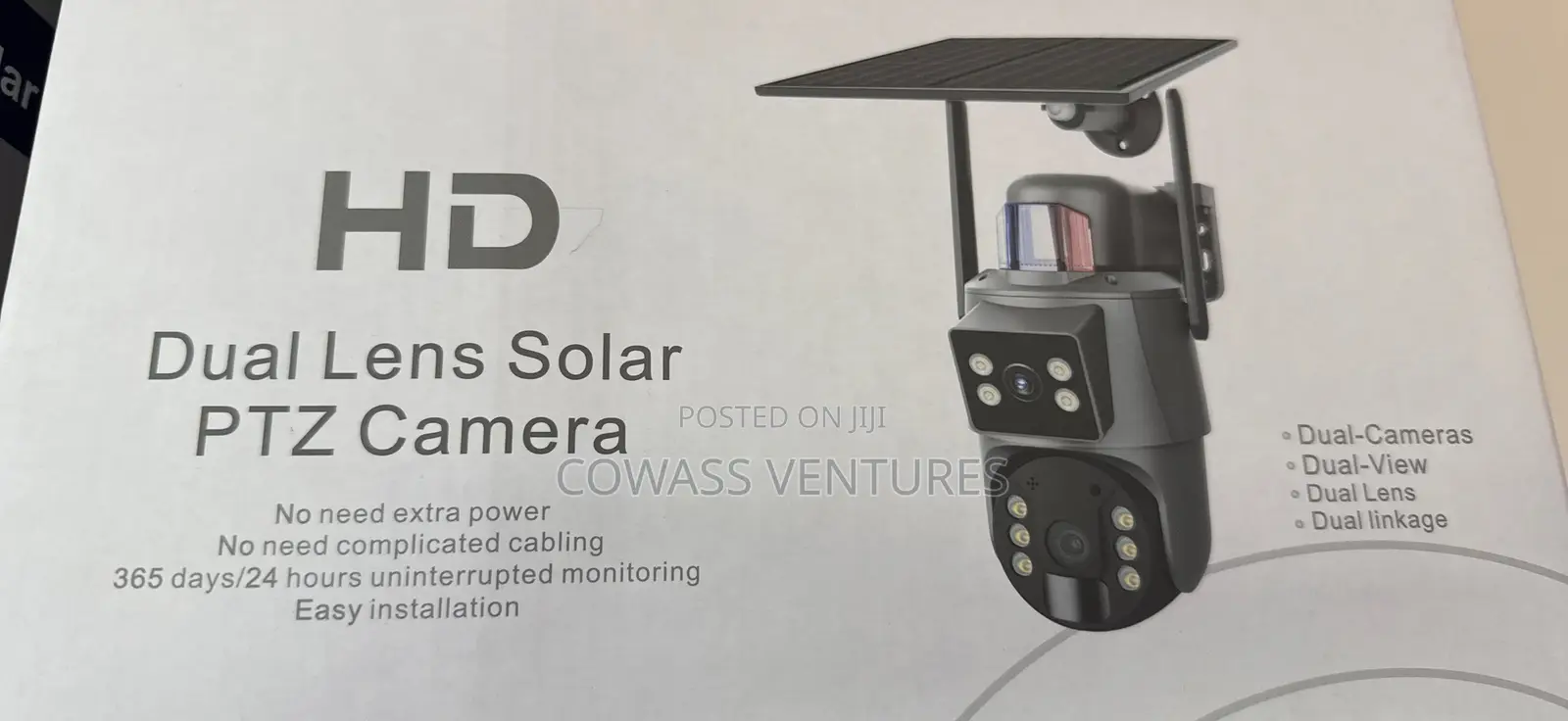 4G Dual Lens Solar Camera