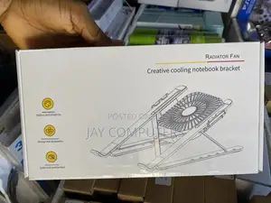 Laptop Stand With Radiator Fan (Aluminum)